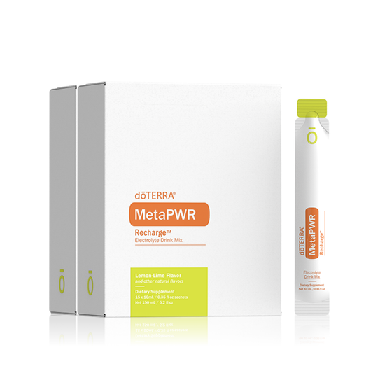 MetaPWR Recharge - Amestec de electroliti doTerra cu gust de lamaie si lime