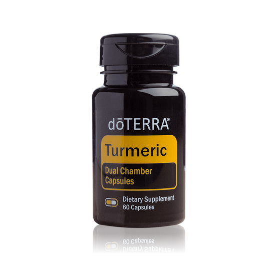 Capsule dublu compartimentate cu Turmeric dōTerra